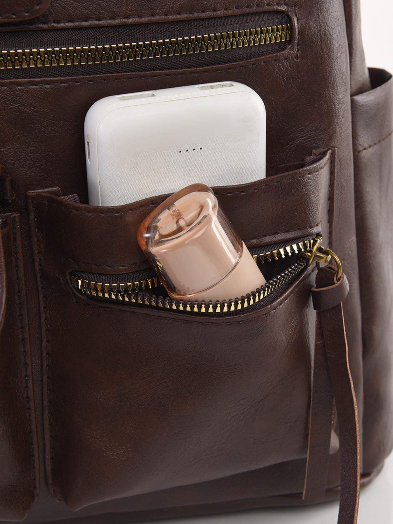 Women's Casual Backpack, Durable Backpack, Large Capacity Multiple Pockets, Outdoor Travel Commute Shoulder Bag, All Seasons Use