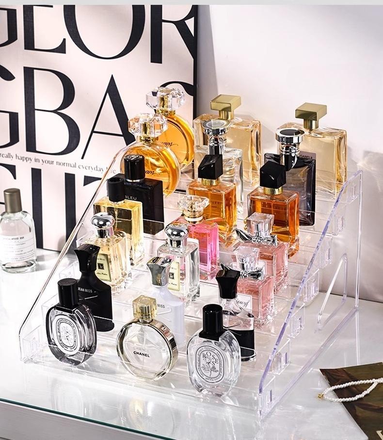 Clear Acrylic Display Stand Multi-Tier Step Riser Shelf for Collectibles, Anime Figures, Badges, Pops & Figurines – Versatile Organizer for Home, Retail & Live Stream Showcase, Dustproof Display Rack for Desk Storage & Collection Exhibition