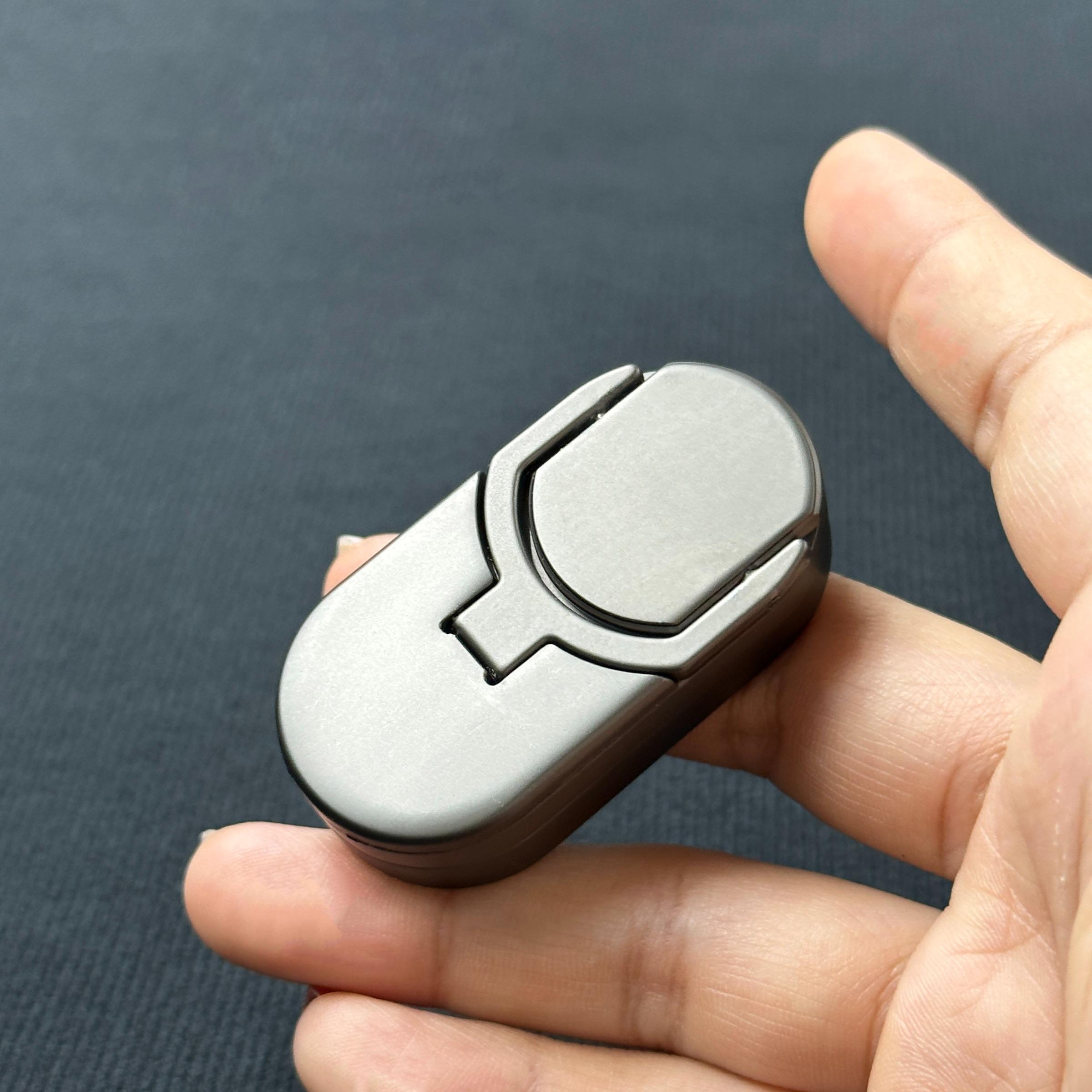 EDC Multifunctional stress relief toys, push card toys, rotating toys Fidget Sliders Fidget Toys Stress Relief For Adults Metal Push Pull Rotation ADHD Casual Fidget Toy Haptic Coin