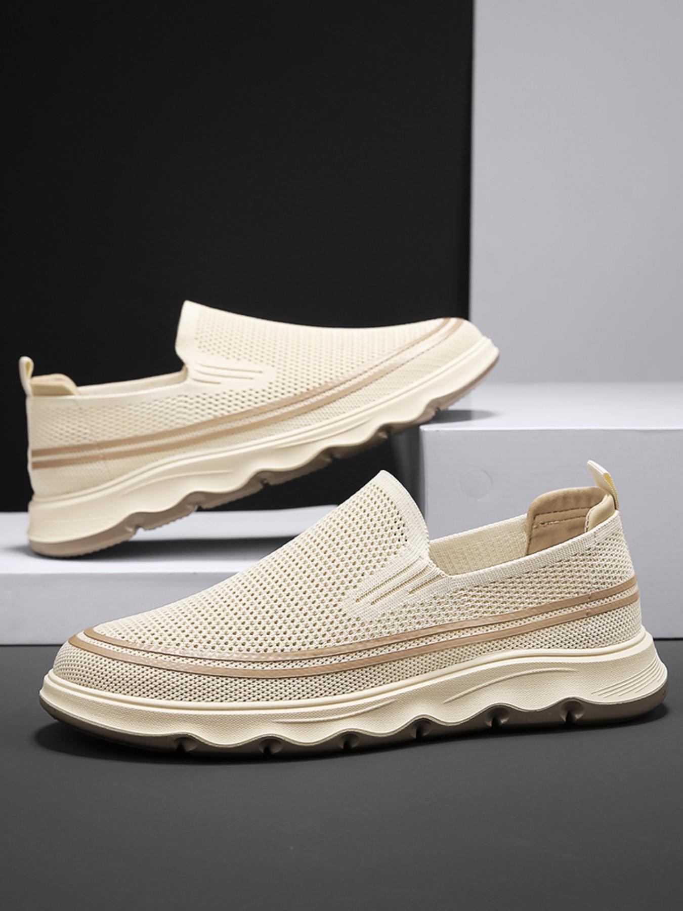 2026 Spring Summer New Mesh Slip-On Shoes, Breathable Lightweight Non-Slip Loafers, Comfortable Walking Shoes for Men