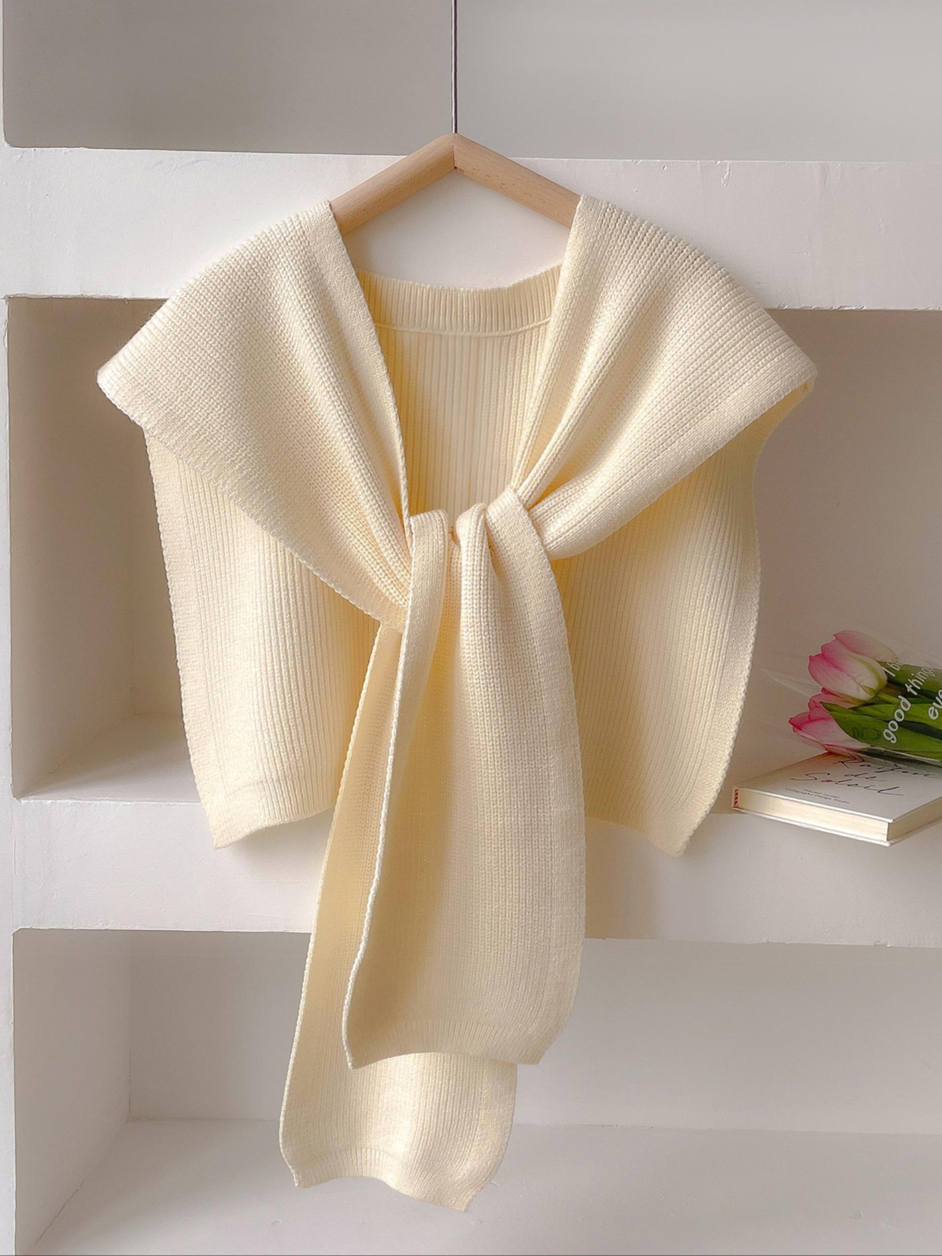 Women's Solid Color Scarf, Casual Soft Comfortable Shawl for Women & Girls, Fashion Accessories for Daily Wear