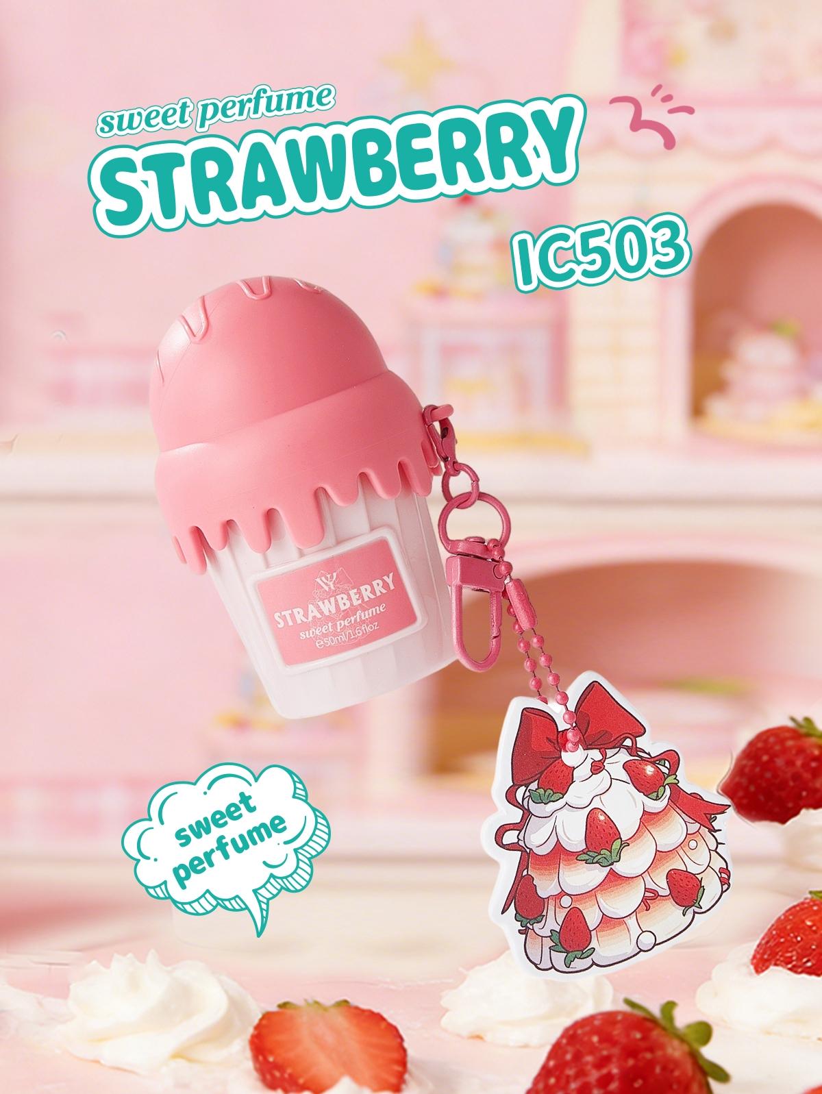 Women's perfume, the new and adorable ice cream perfume, comes with a beautiful keychain pendant for easy carrying. There are four styles for you to choose from. It has a long-lasting fragrance, uses high-quality ingredients, and offers four delicious fla