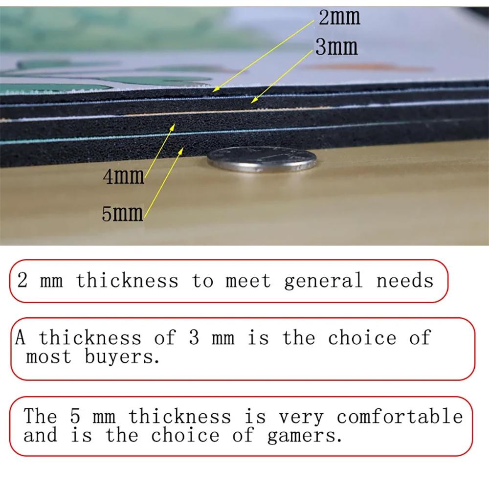 1 Mouse Pad Square rubber mouse pad, locked edge, non-slip, smooth surface. Computer accessory for office & gaming, fits laptop & PC. Available in large 45×40cm and small 22×18cm.