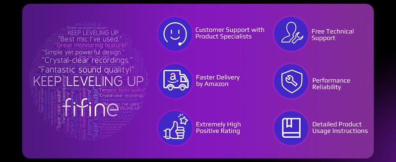 FIFINE AM6 USB Gaming Microphone, PC Condenser Microphone with Game Chat Balance, Desktop Computer RGB Mic with Quick Mute, Noise Cancellation for Podcasting/Streaming, dealsforyoudays