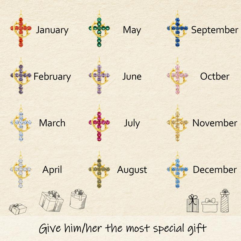 Dearmay Simple Crown Cross Pendant Seven colorful necklaces for women and men and girls beautiful necklaces, everyday dress embellishes all matched beautifully with necklaces Dearmay Simple Crown Cross Pendant Seven colorful necklaces for women and men and girls beautiful necklaces, everyday dress embellishes all matched beautifully with necklaces