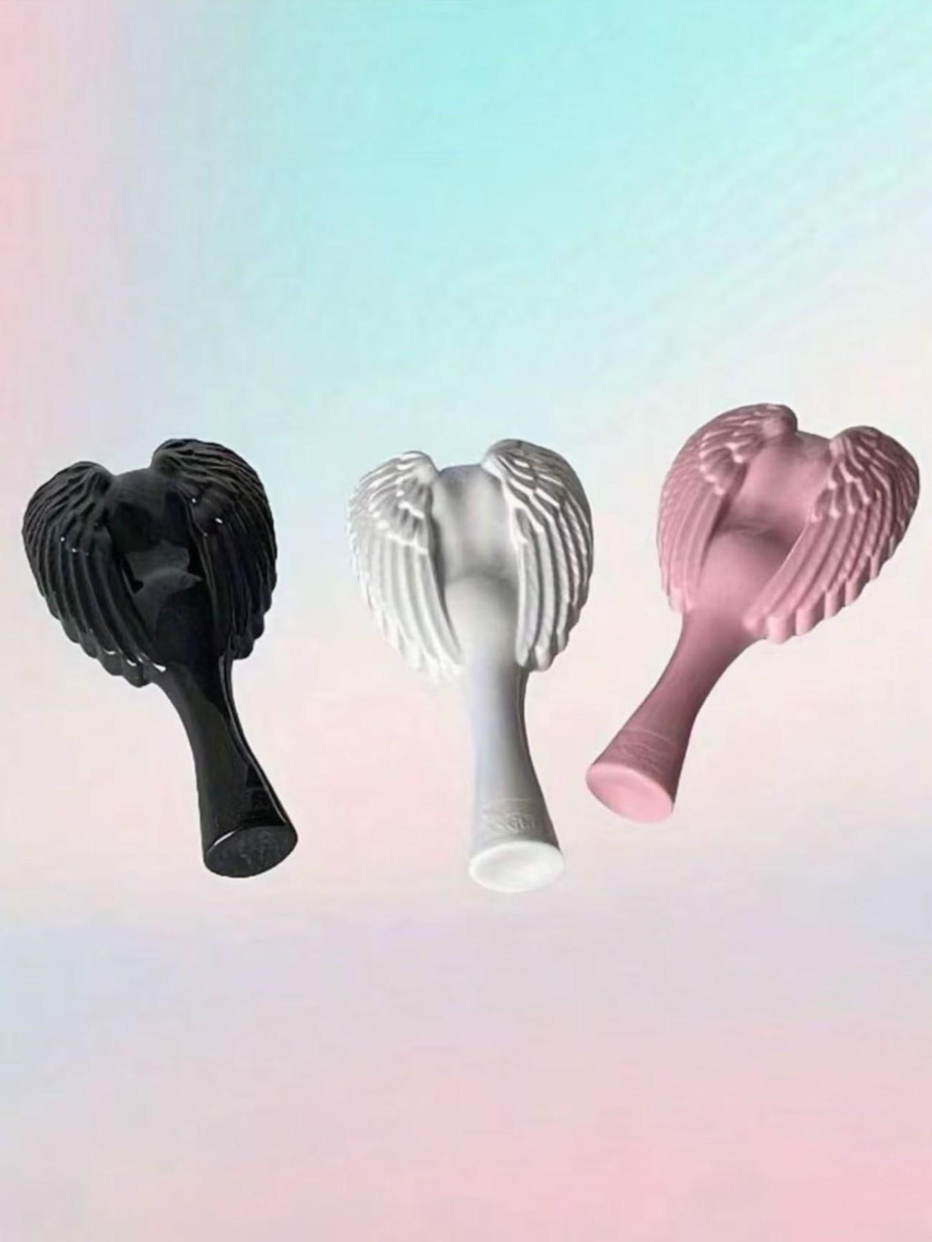Angel Wings Comb for Smooth and Detangled Hair, Non-Heat-Based Hair Styling Tool, Ideal for Curly Hair Care, Sleek Design