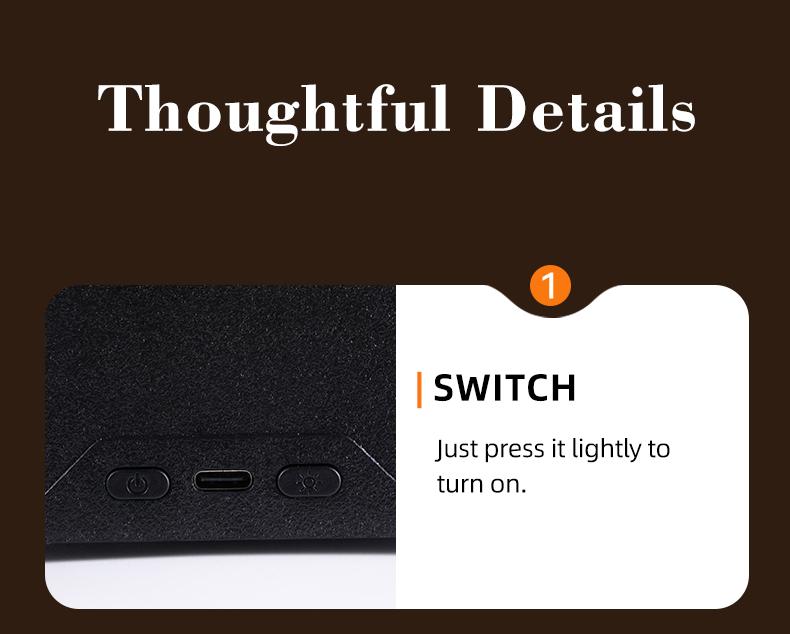 Fireplace Scent Diffuser Humidifier, Aromatherapy Humidifier, Flame Atmosphere Light, Waterless Power Protection, Fine Mist & Coarse Mist Output, Quiet Operation