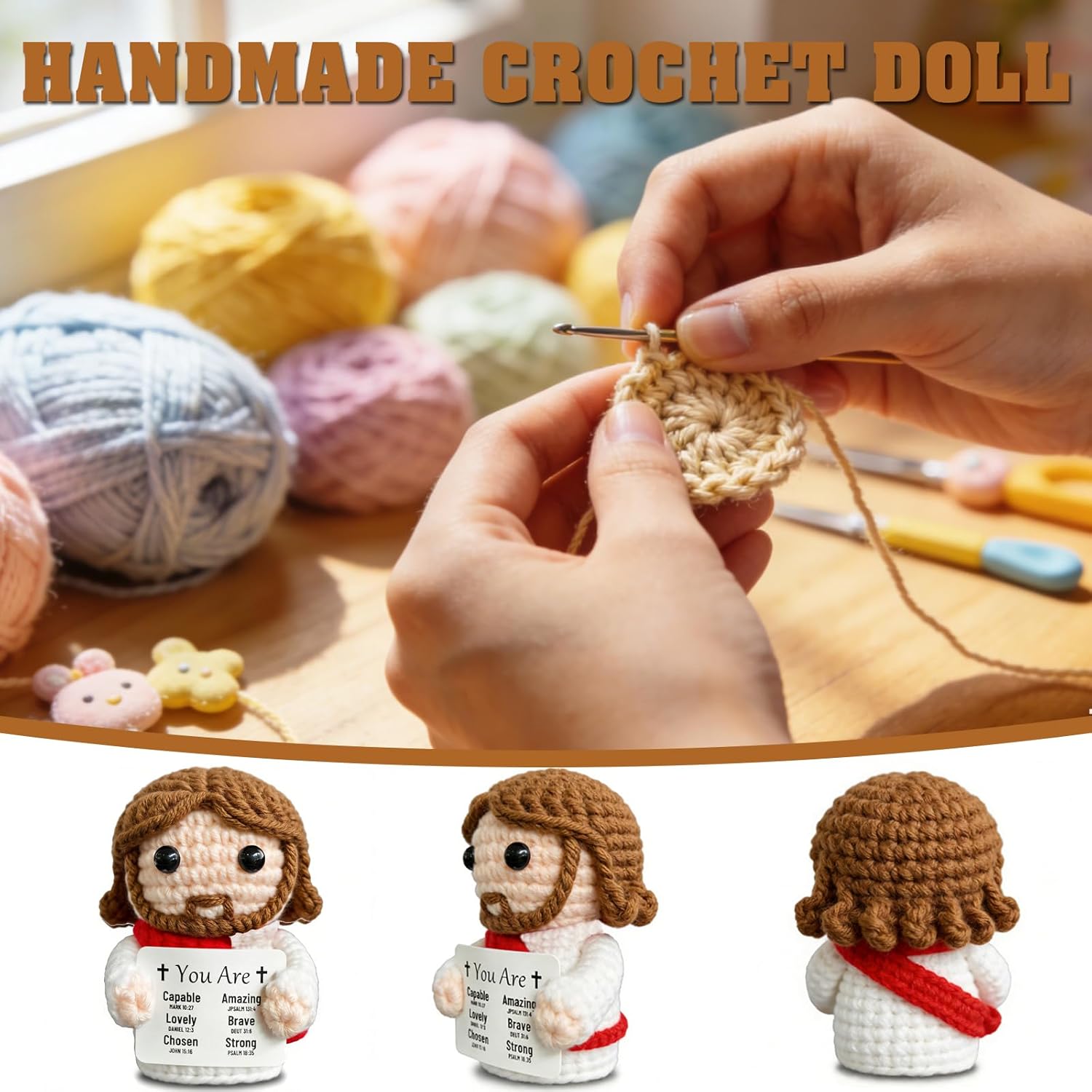 Positive Crochet , Emotional Support Christian Gifts for Women Teens, Religious Gifts for Women Men, Stocking Stuffers for Women Positive Crochet , Emotional Support Christian Gifts for Women Teens, Religious Gifts for Women Men, Stocking Stuffers for Women