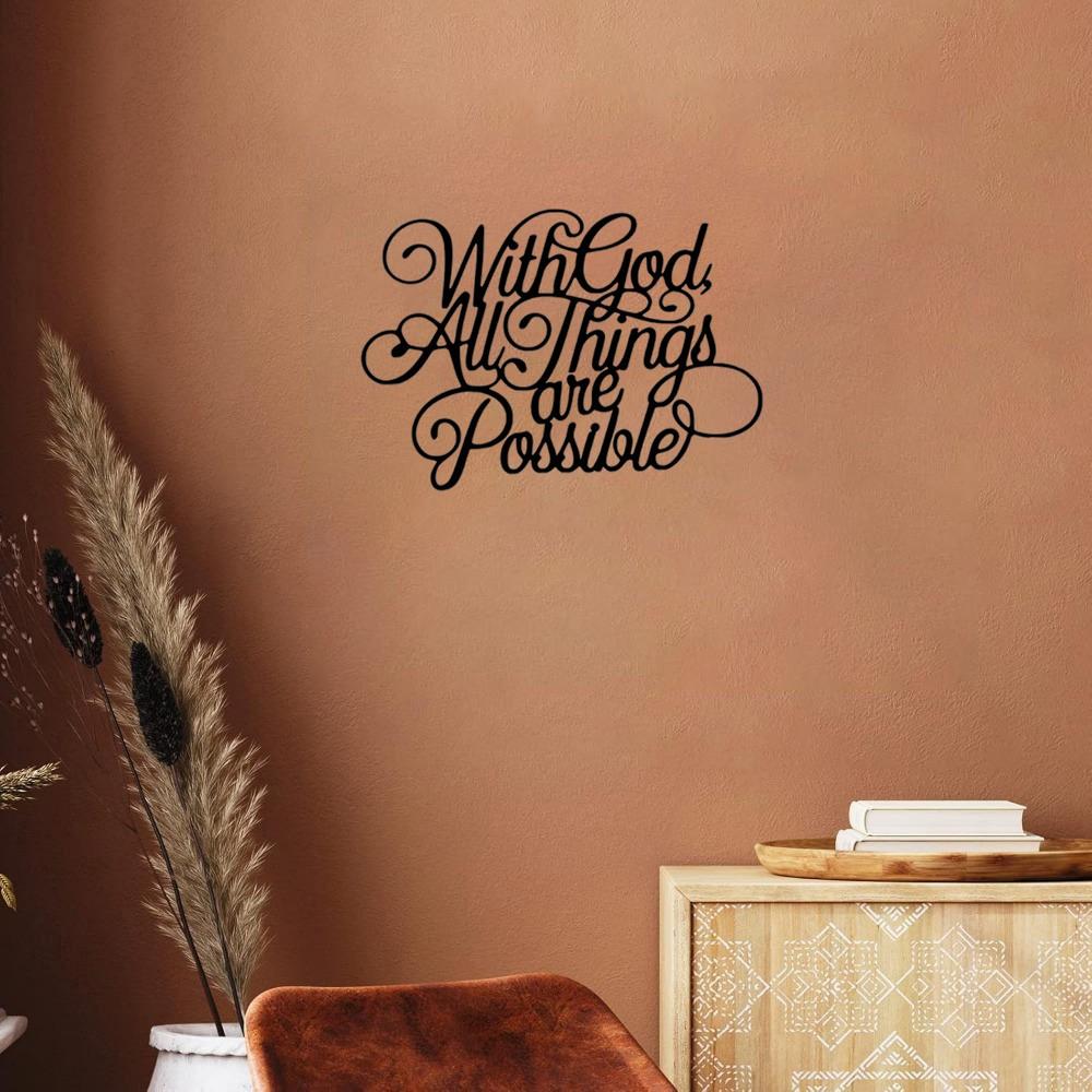 Metal Decoration with God, Abstract Art for Halloween, Christmas Decor, Versatile Metal Ornament, Perfect for Festive Celebrations