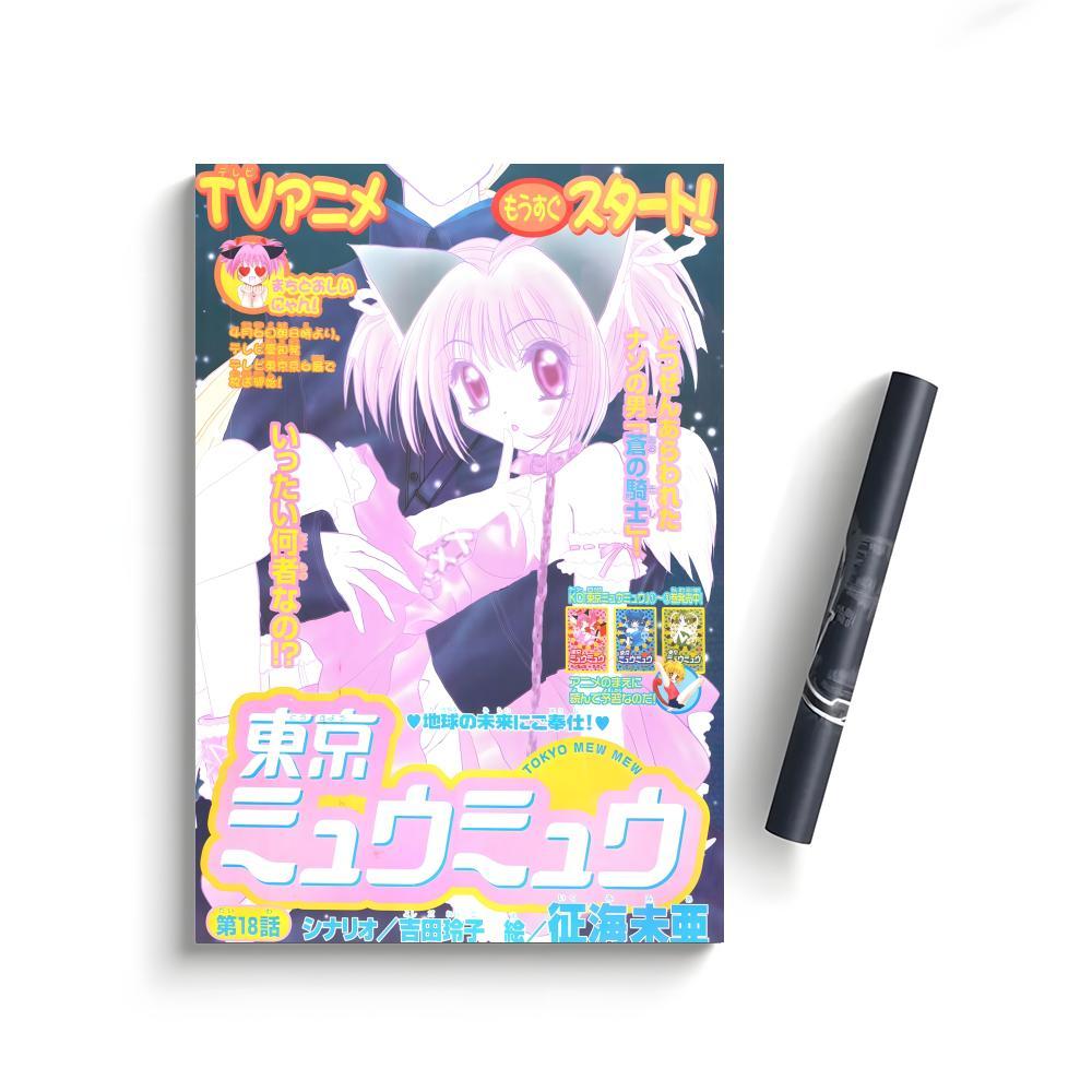 T-Tokyo mew mew anime Poster Bedroom Home Decor Art Poster Perfect Gift for Family and Friends
