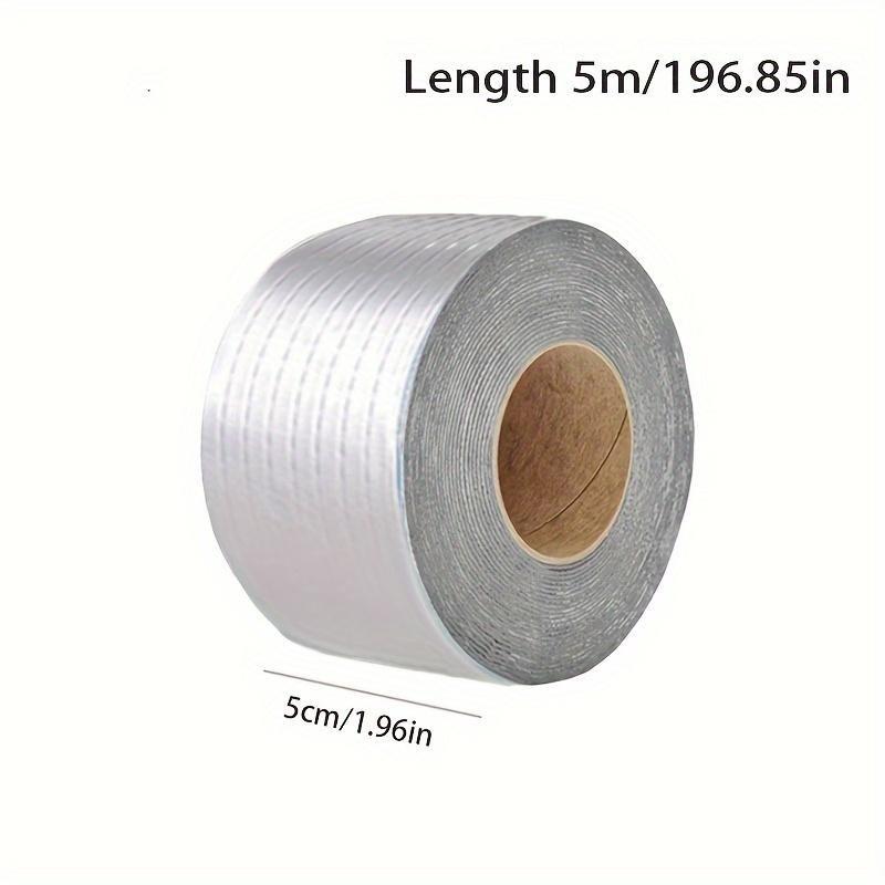 1Roll Premium Aluminum Foil Tape - High Temperature Resistance Waterproof Roof Tape For Wall, Pool, Roof Crack & Duct Repair Sealing