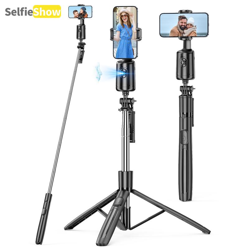 Smart AI Facial Recognition Phone Tripod, 360° Pan & Tilt, Panoramic Tracking & Stabilization for Home & Outdoor Use #TOP PICKS
