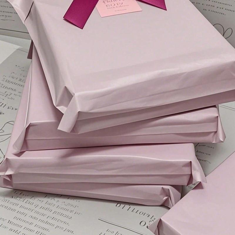 100pcs Thick Waterproof Plain Packaging Bags, Multi-Functional Simple Design, Ideal for Office, Transport, Mail, Gifts, Holidays