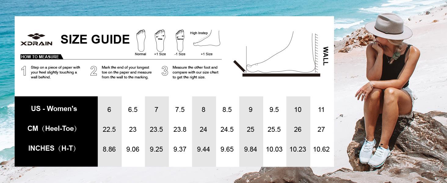 KOLILI Women's Classic Watershoes Barefoot Beach and Stream Shoes with Arch Support Suitable for Vacation at the Seaside and Water Sports SpringStatements