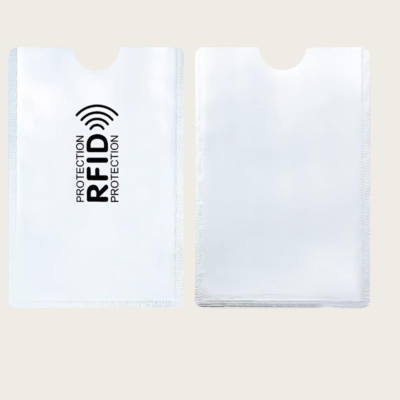 5-Pack Rfid Anti-Magnetic Card Sleeves, Bank ID Protection, Anti-Debit Theft, Portable Personal Info Security, Credit Card Privacy Guard