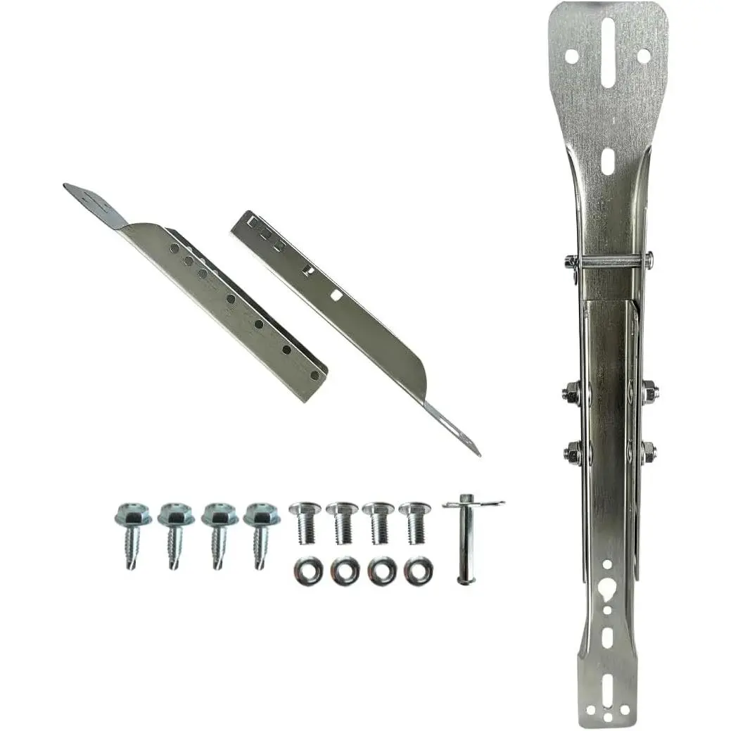 Garage Door Opener Reinforcement Bracket, Adjustable 18"–24" Heavy Steel