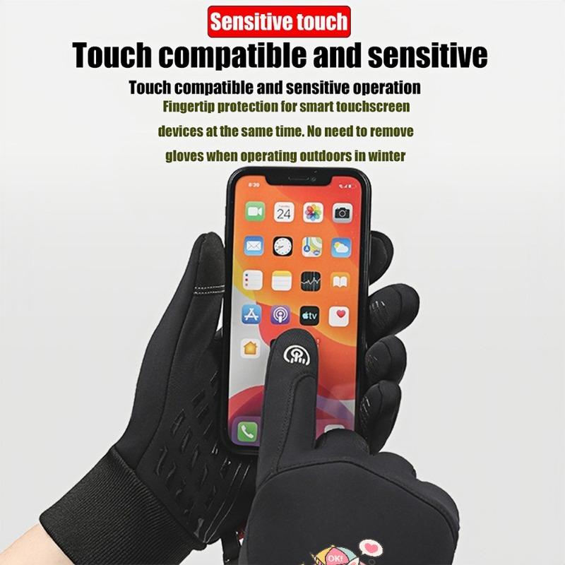 1 pair with Rainbow Unicorn Drawstring Unicornwinter gloves Touchable gloves Touch Screen Warm Daily Use for Men Women Warm Christmas gifts Trendy Modern keep warm Classic
