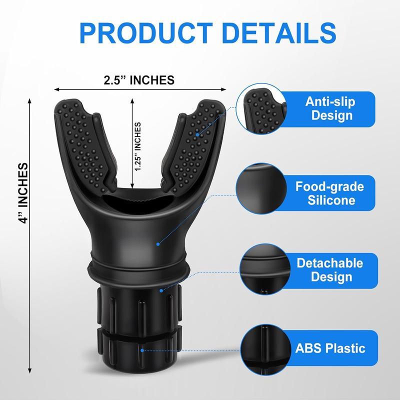 Portable respiratory trainer, enhancing strength and endurance, adjustable resistance settings, lightweight, easy to clean exercise trainer