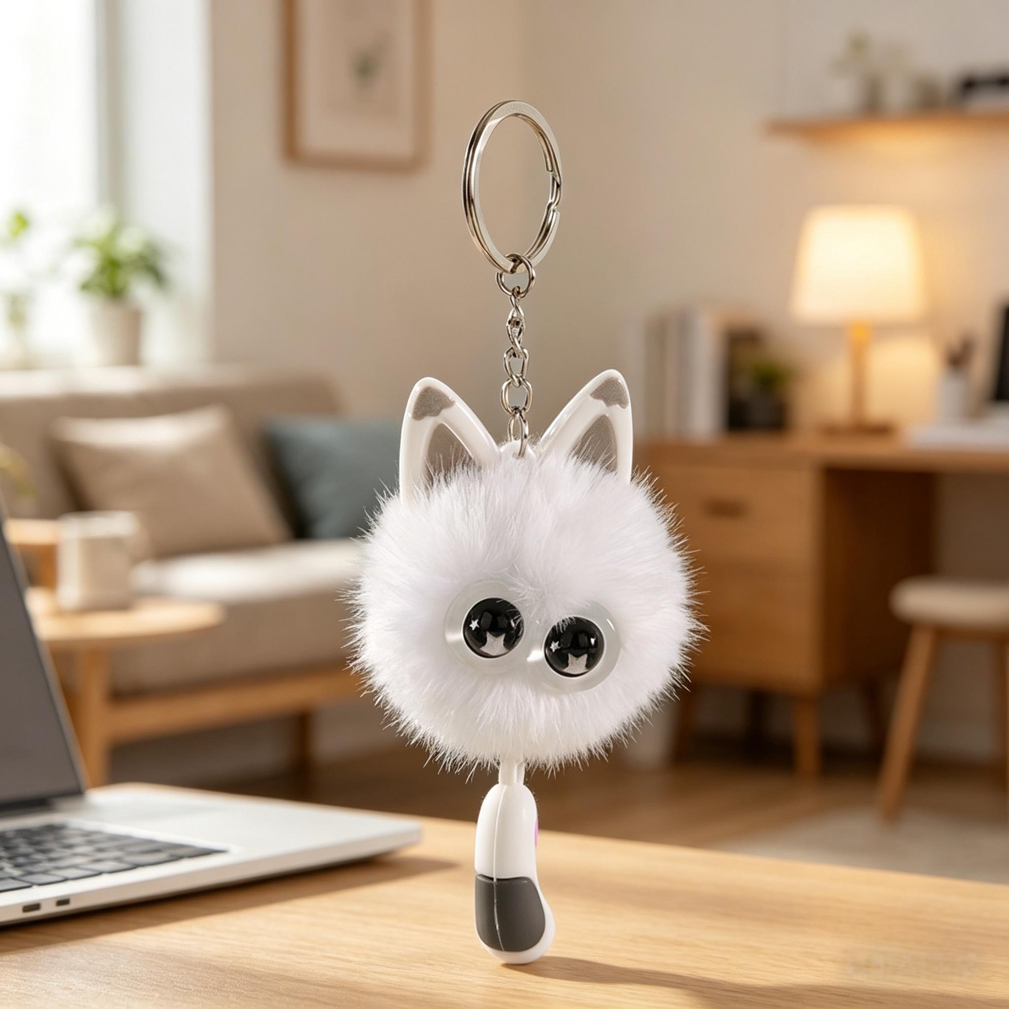 1/8pcs Cute Cat Plush Keychain Gift Set, Mini Cat Keychain for Car Decor, Birthday Gifts, School Carnival Prizes, Backpack Treasure Box