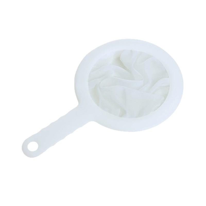 100/200/300/400 Mesh Nylon Sieve with Handle for Juice, Fine Mesh Strainer , Durable Easy Clean Filter,Soy Milk, Tea, Coffee & Kitchen Use