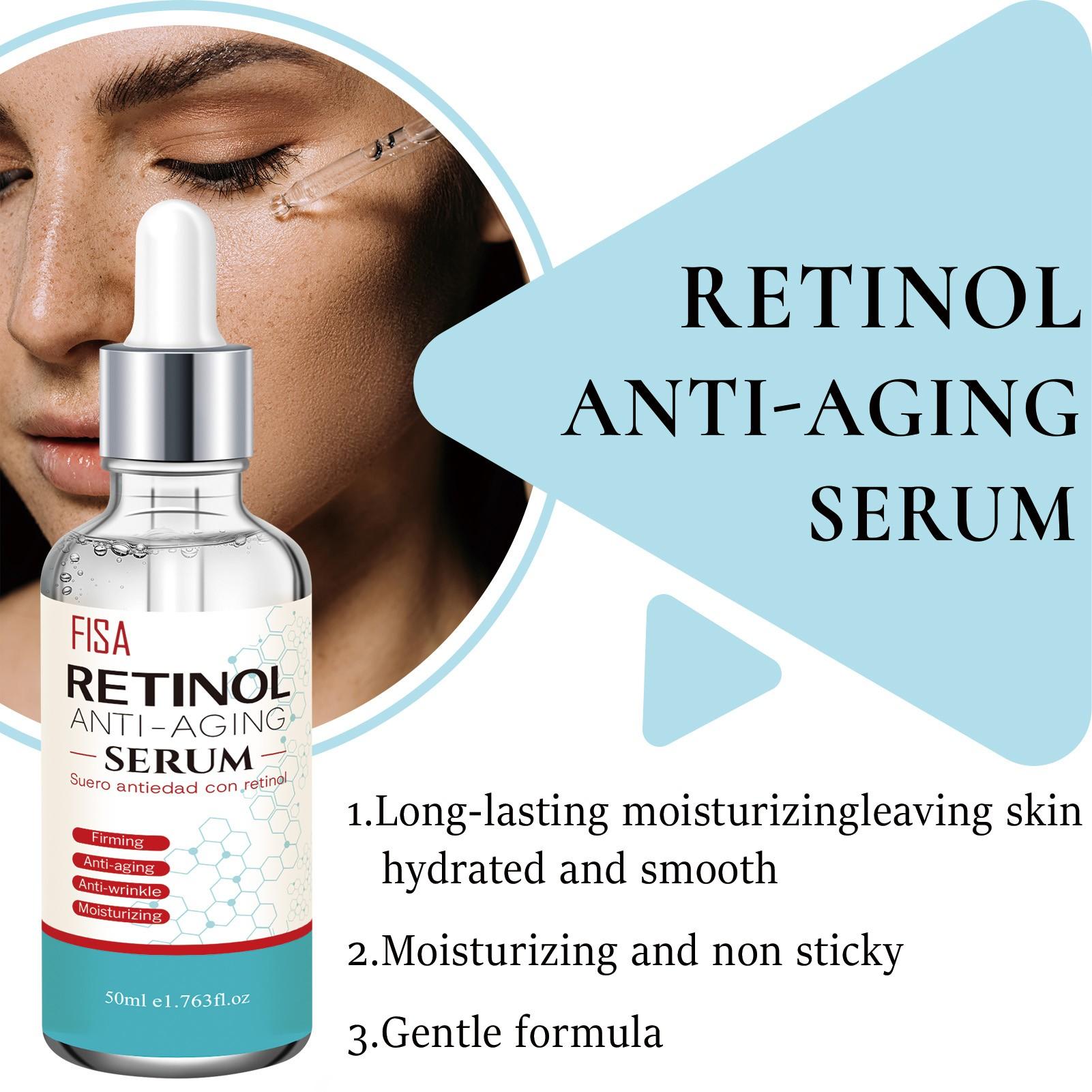 Retinol Serum, Enriched with Niacinamide, Retinol, Avocado, Brightening Spot Treatment, Daily Use, Fine Line Reduction, Gift Idea