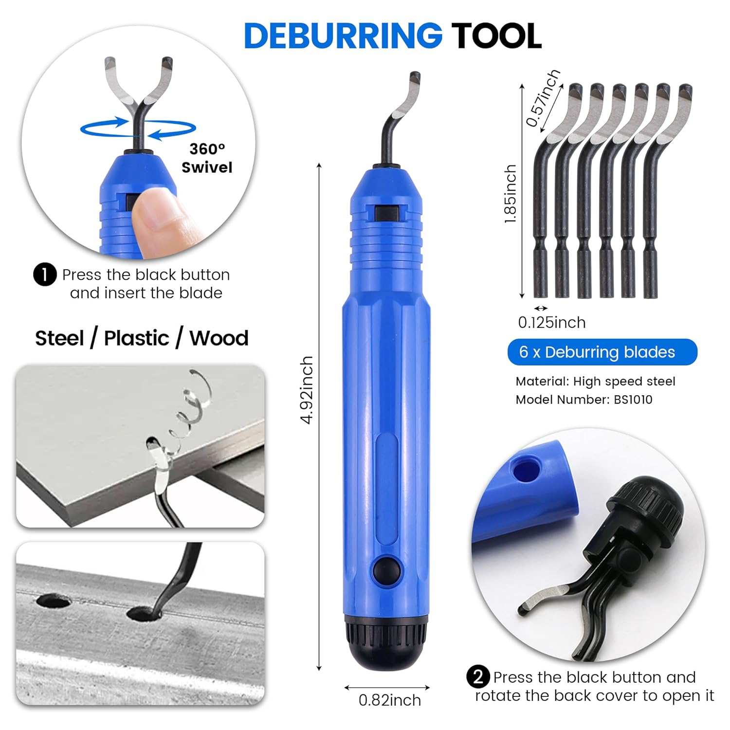 45 count  Printer Tool Kit,  Printer Accessories Includes Nozzle Cleaning Kit, Deburring Tool, Files, Pliers, Removal Scrapers Suitable for  Print Removing, Cleaning, Finishing