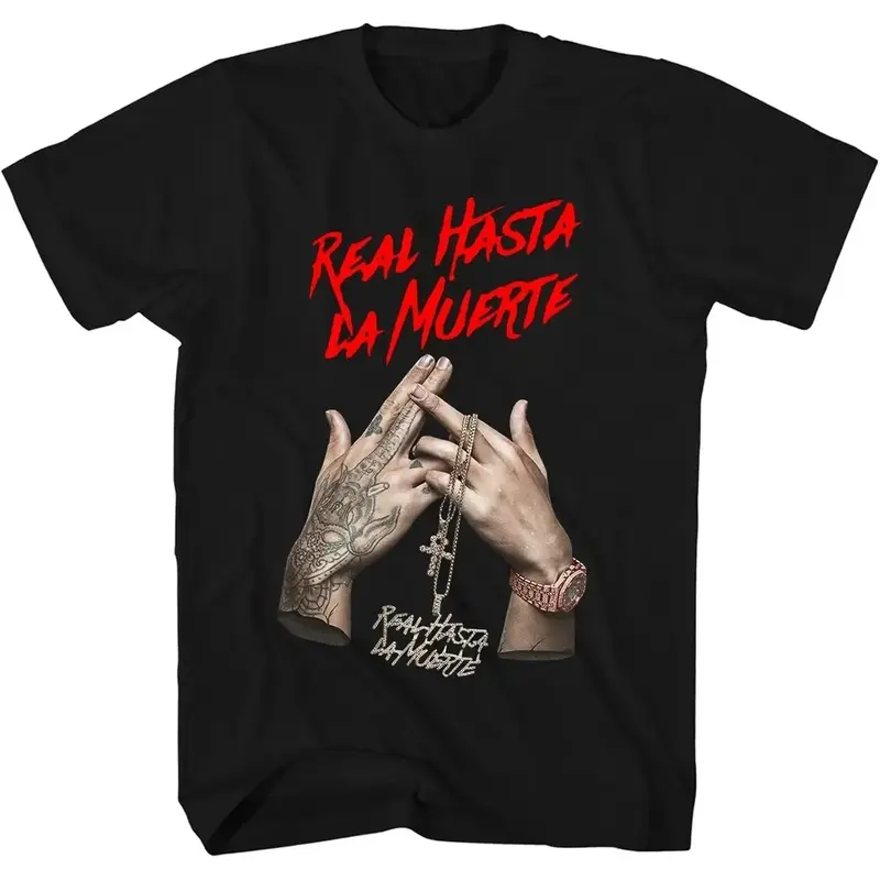 Real Hasta La Muerte Shirt Funny Graphic Casual Short Sleeve Cotton T-Shirt # BODY COUNT