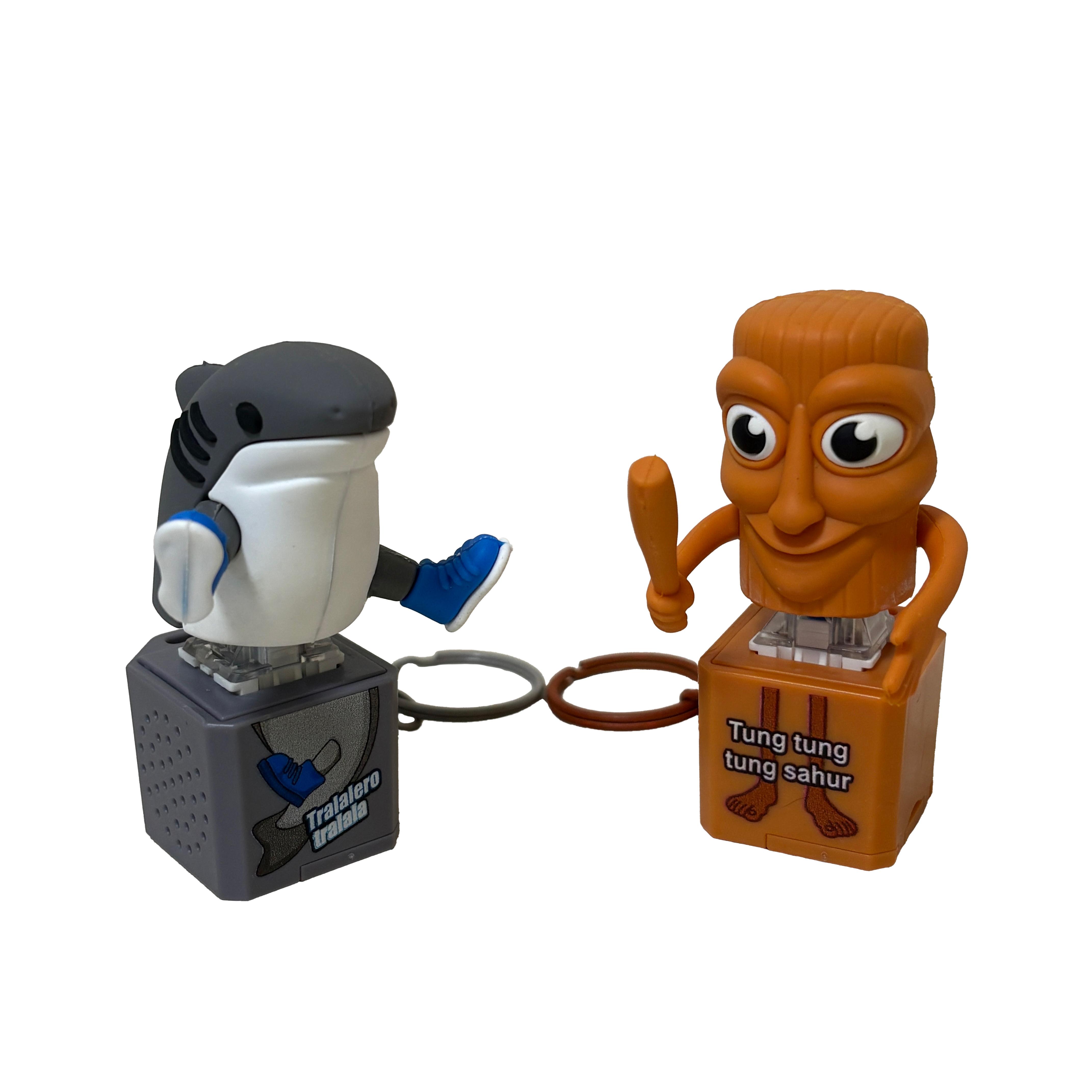 Tung Tung Tung Sahur 10 Realistic Sound Replaceable Battery Keychain Toy - Tralalero Tralala Viral Voice Toy, Meme Press Button Keyboard Fidget Toy Gift for Kids Adults Tung Tung Tung Sahur 10 Realistic Sound Replaceable Battery Keychain Toy - Tralalero Tralala Viral Voice Toy, Meme Press Button Keyboard Fidget Toy Gift for Kids Adults