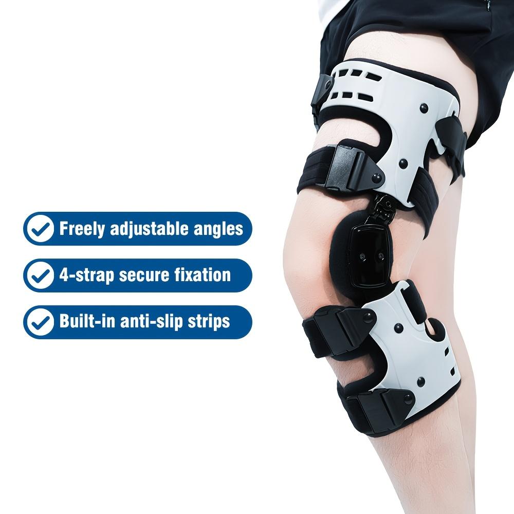 Adjustable Knee Support Brace, Hinged Knee Stabilizer for Daily Mobility