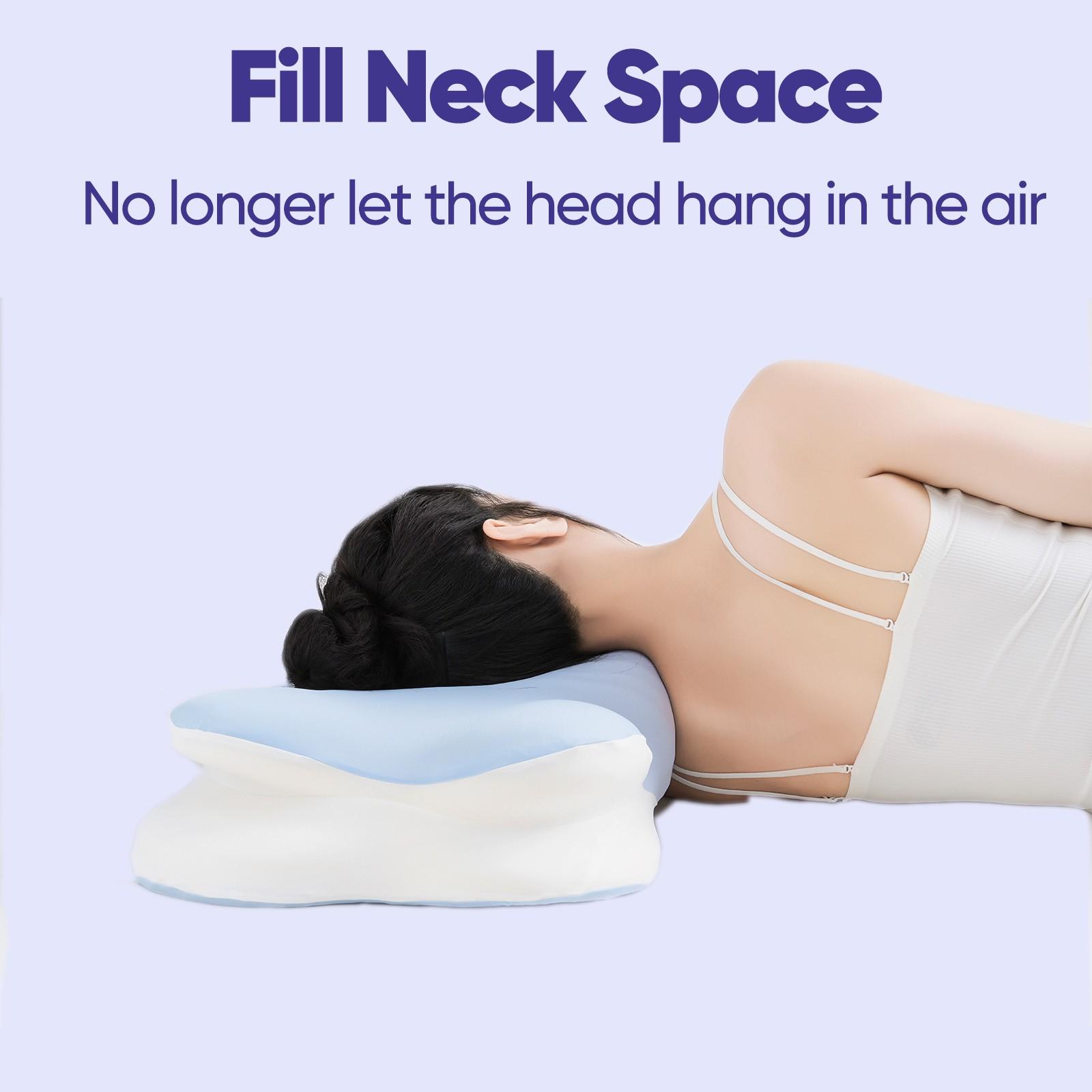 3D Cloud Pillow Memory Foam Pillow, a multi-functional bed pillow for relaxing the neck and shoulders, ideal for adult side sleepers, experience deep sleep with its enlarged surface that perfectly cradles the head. A perfect gift for family and friends.