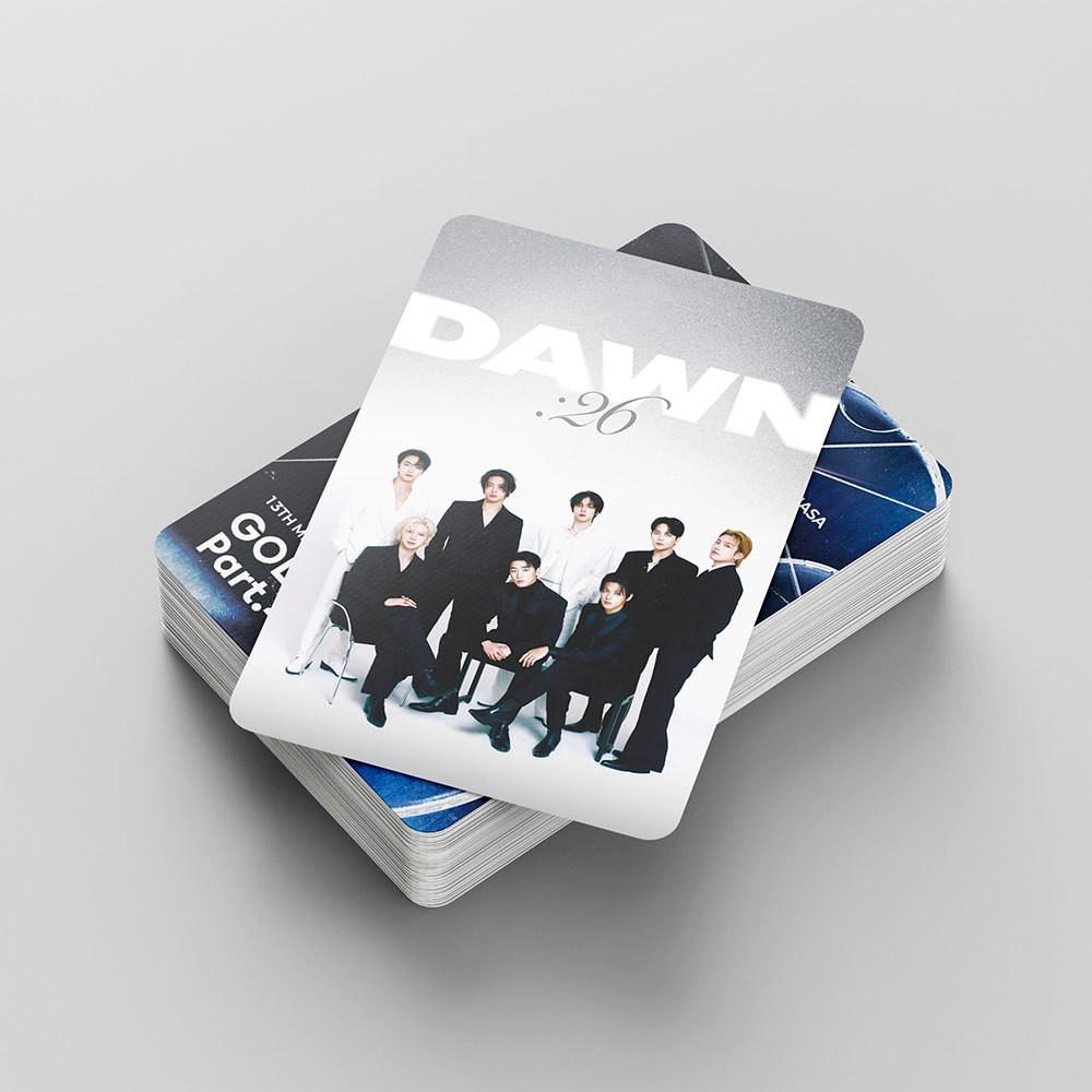 2026 New 55-Piece Boxed Small Cards, K-Pop Boy Group Idol Merchandise, High-Quality Photo Decorative Collectible Support Cards