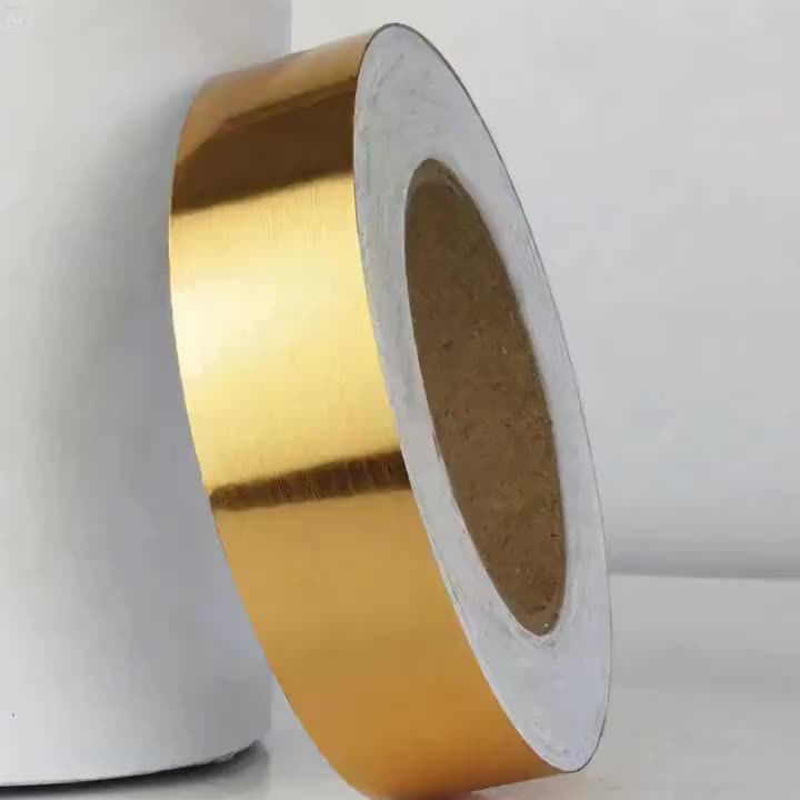 YITAP Gold Foil Metallic Tape LuxeCraft Tape 15mm x 5M Ideal for scrapbooking, DIY crafts, gift wrapping, and home decor Decorative adhesive tape