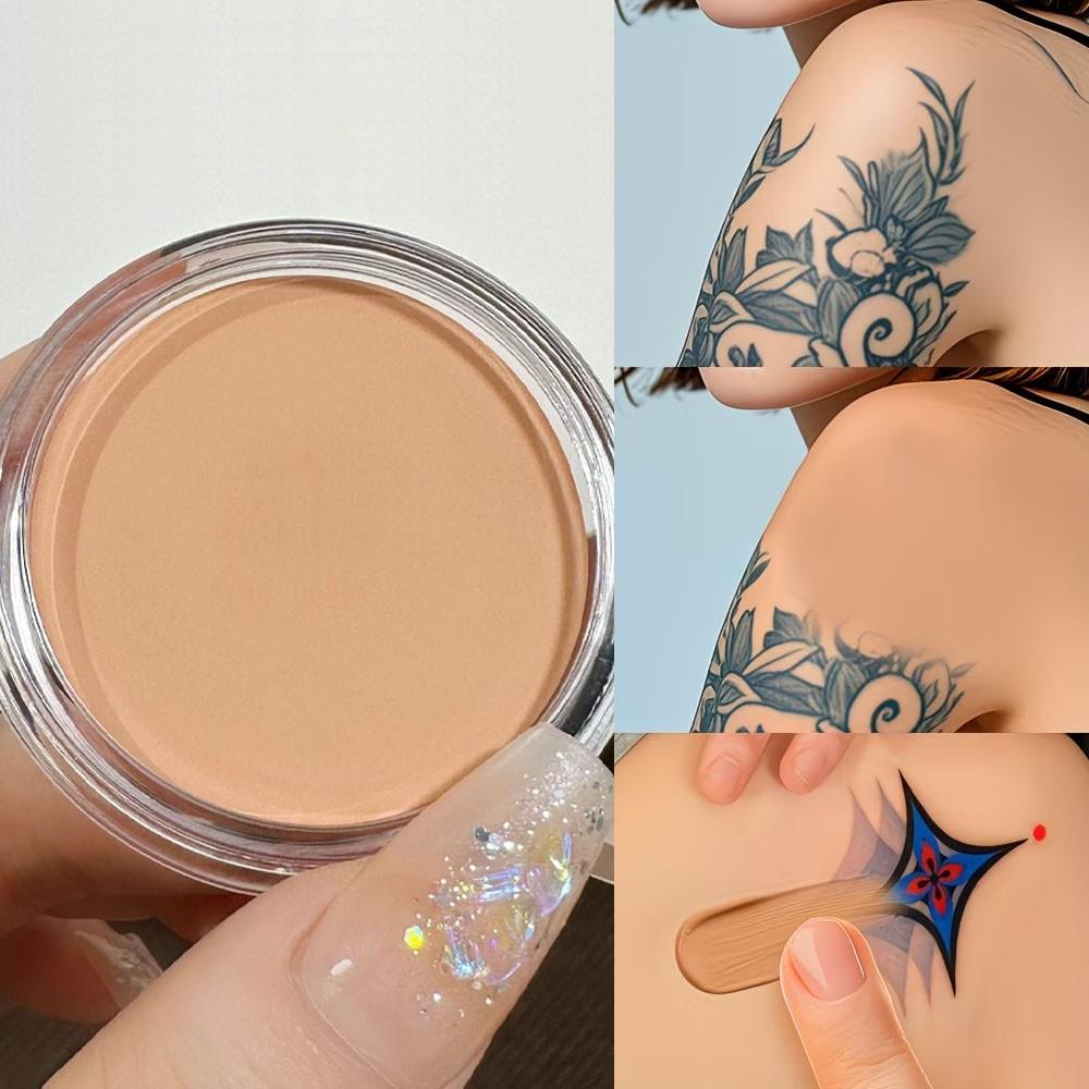 Waterproof Full-Coverage Concealer Cream, Matte Finish, Covers Blemishes, Dark Circles, Tear Lines, Long-Lasting, Super Coverage, 7 Colors Available