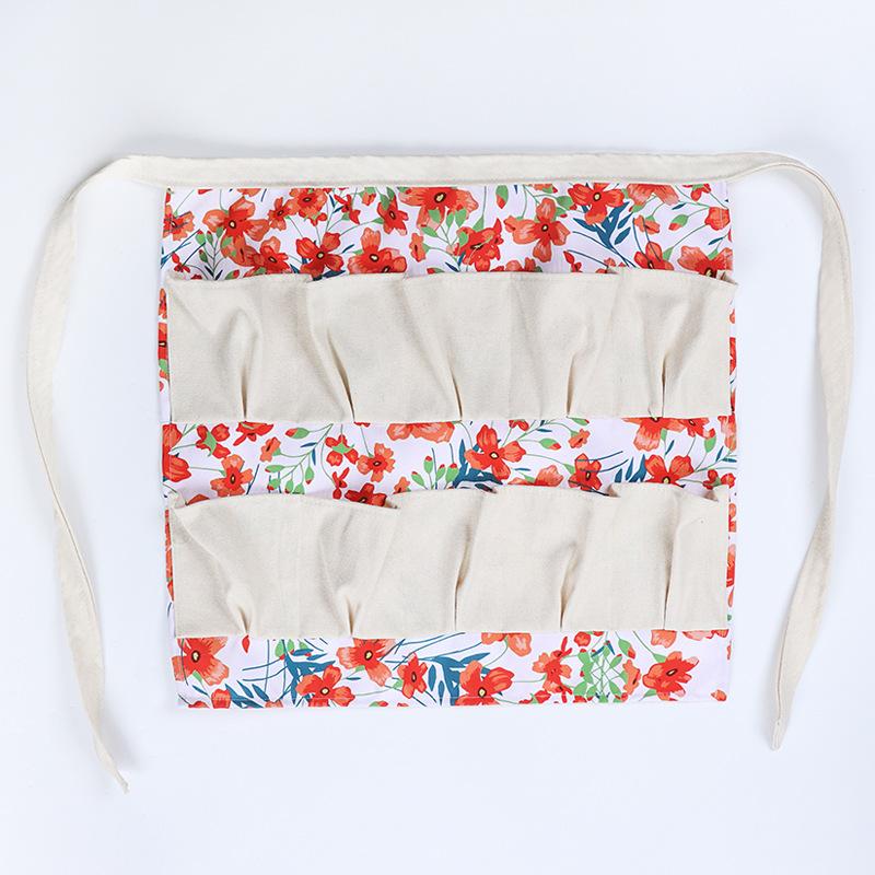 Lightweight 100% Polyester Egg Apron with Multiple Pockets, Farm Skirt for Picking Eggs, Durable Easy-Clean Design, Thanksgiving Kitchen & Outdoor, Home Cleaning