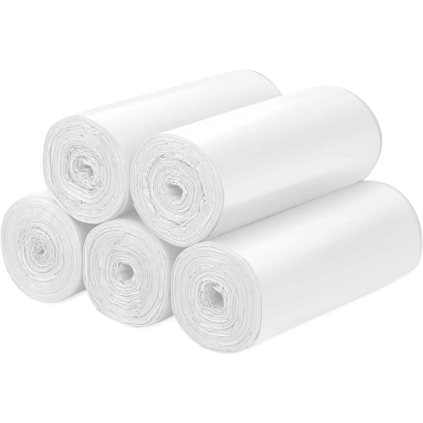 Compost Bags 13 Gallon, 50 Count Biodegradable Compostable Tall Kitchen Can Liners, Thick Unscented Tear & Leak Proof Plant-Based Garbage Bags for Food Waste, Bathroom & Garden, white