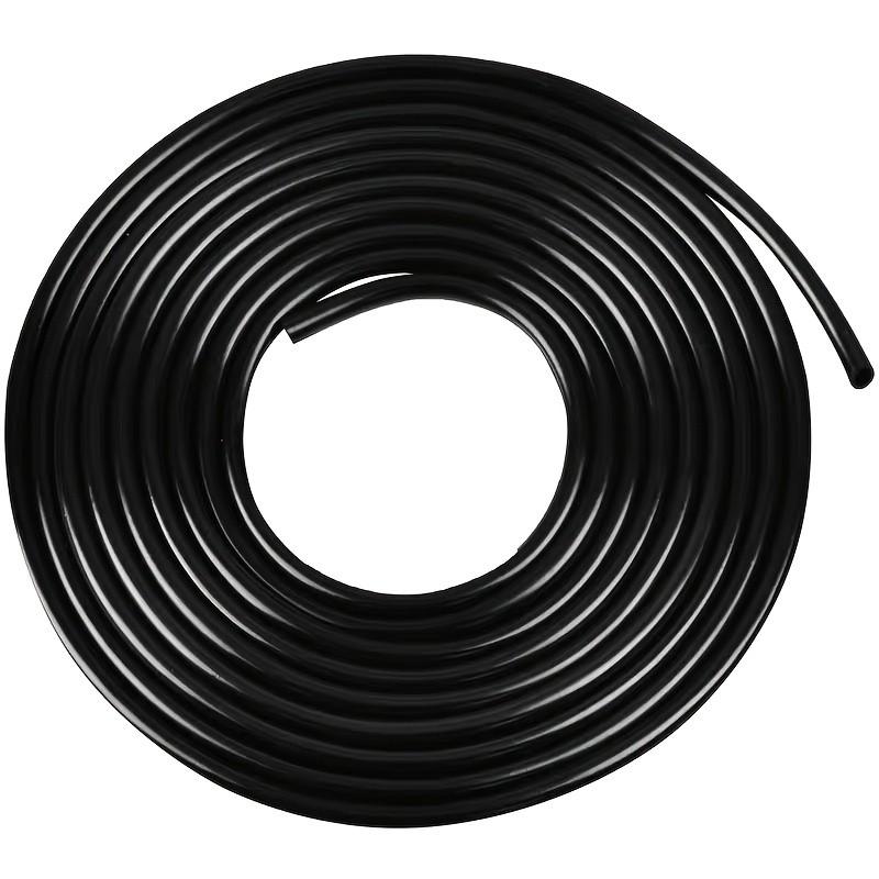 1 package of 50-200ft 1/4 inch drip irrigation pipe blank distribution pipe drip irrigation hose garden watering pipeline, suitable for garden irrigation system. Flexible Water Hose