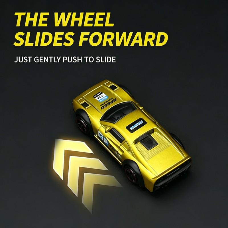 6-Piece Alloy Race Car Toy Set, Collectible Model 1:64 Scale, Rally Simulation, Vibrant Mini Metal Cars, Perfect for Party Gifts