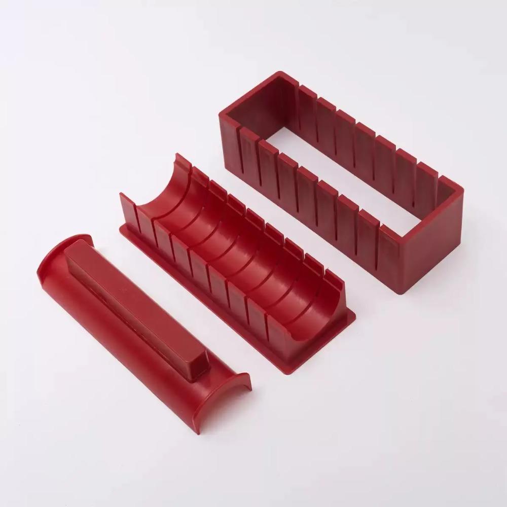 Sushi Mold Household Sushi Tool Set Seaweed Rice Roll Maker Nori Easy Sushi Kit Complete Set for Home Cooking