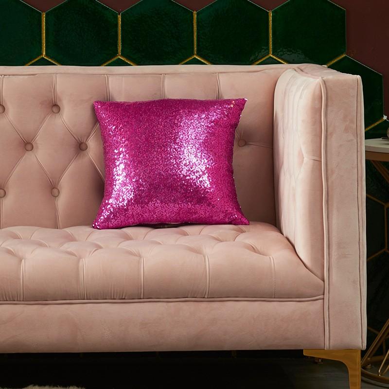 2-Pack Sequin Pillowcases, Soft Decorative Cushion Covers, All-Seasons Plush Throw Pillows, Elegant Bedding Accessories