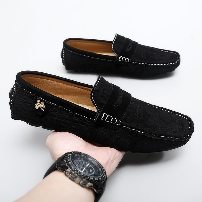 New Men's Velvet Loafers 2026, Multiple Colors Available, Classic Plain Design, Anti-Slip Rubber Sole, Comfortable Casual Walking Shoes