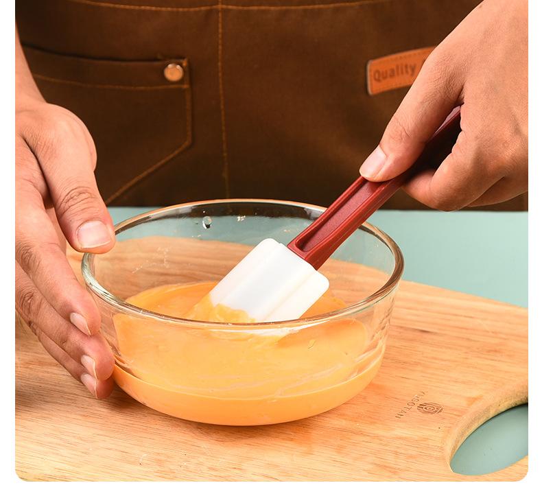 Commercial Silicone Baking Spatula Set, Heat Resistant Butter Scraper, Cream Spread Tool, Salad Stirring Utensil, Kitchen Baking Tools