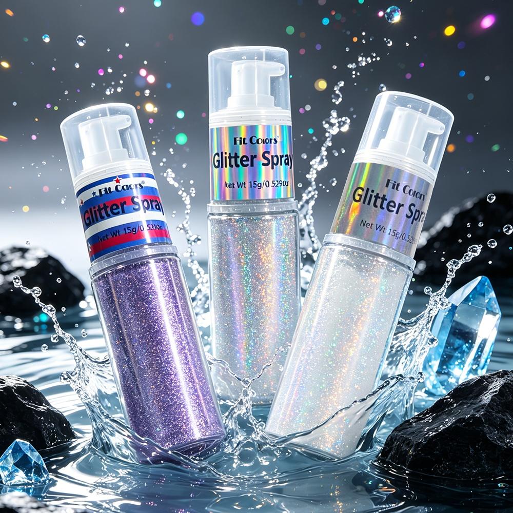 Face & Body Glitter Gel, Holographic Shimmer Sequins for All Occasions, Long-Lasting Sparkle Makeup