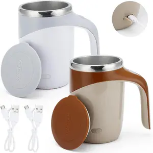 Self Stirring Coffee Mug, Automatic Coffee Mug Rechargeable Magnetic Self Mixing Coffee Cup for Coffee, Tea and MilkAB20Lumora Living