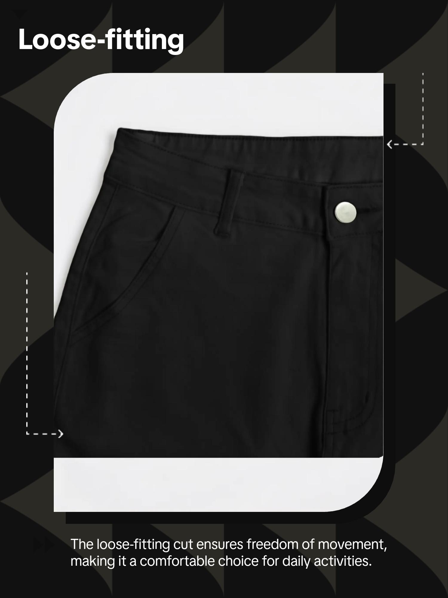 GILIPUR Y2K Women's Plain High Waist Cargo Pants, Street Fashion Comfortable Cargo Pockets Design Trousers for Daily Wear, Ladies Bottoms for All Seasons  Kpop Style Streetwear Pocket Design Lady Loose Clothe,Cotton Clothing