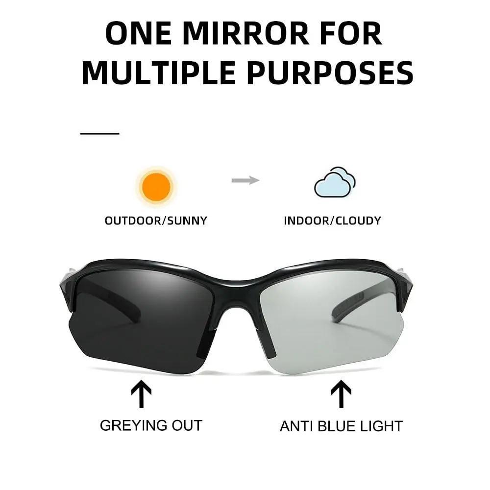 4 Pack Polarized Sports Sunglassess for Men and Women,HD UV400 Anti Blue Light Dual Use Eyewear, Ultra Lightweight Rimless Wrap Around Shades with Non-Slip Silicone Pads, for Driving Fishing Running Cycling Golf Hiking Summer,Summervibes,Summerwins, Outfi