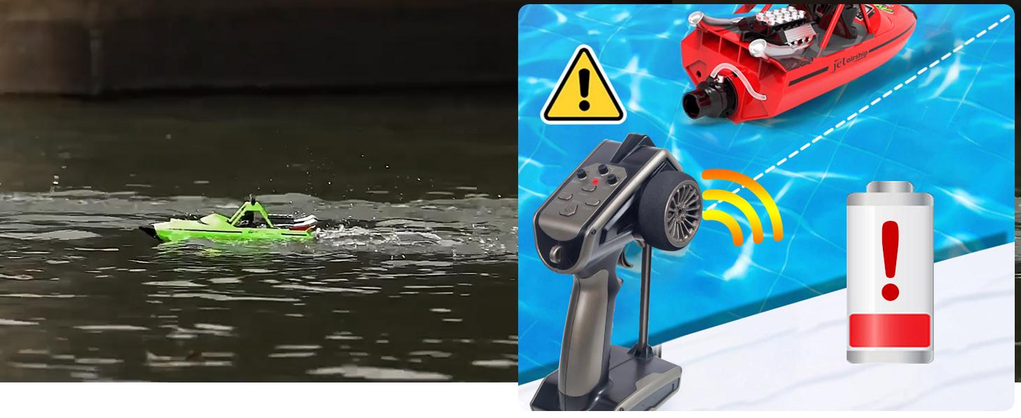 High Speed ARRIS RC Jet Boat, Self-Righting Waterproof Boat with 2 Batteries, Safe Jet Design for Pool & Lake Fun