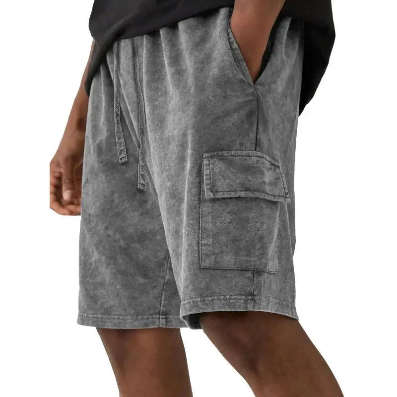 2 Pack Men's Cargo Shorts Casual Multi‑Color Combo Loose Fit Knee‑Length Workwear Pocket Shorts