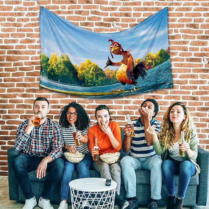 Chicken Joe 3x5Ft Flag Funny Tapestries Durable Man Cave Wall Flag with 4 Brass Grommets for College Dorm Room Decor Outdoor Party Banner