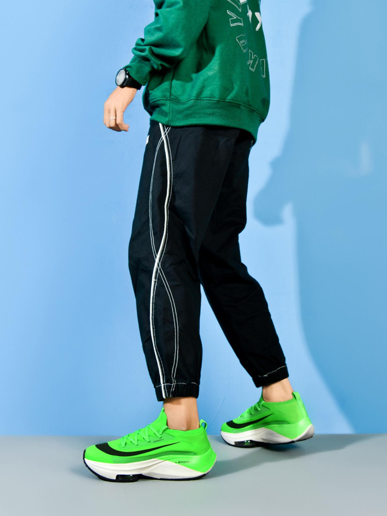 Men Sports Running Shoes Casual Marathon Air Cushion Sneakers Leather Breathable Lightweight Male Comfortable Athletic Nonskid Casual Sneakers Hiking Outdoor Footwear