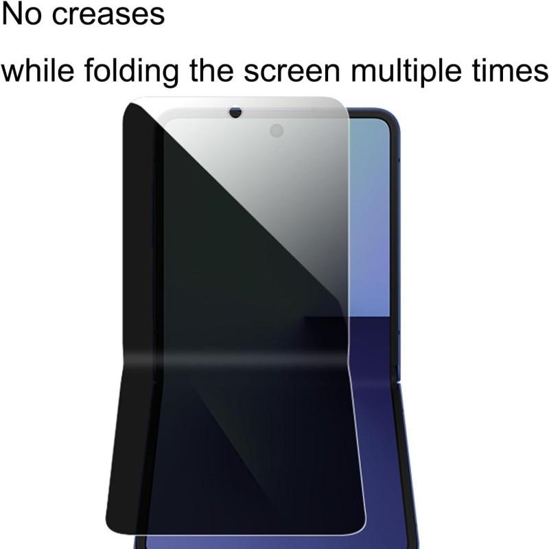 2-In-1 Privacy Screen Protector Film for Samsung Galaxy Z Fold 8/7/6/5, Internal + Front Tpu Material, 3h Hardness, Shell-Friendly Design
